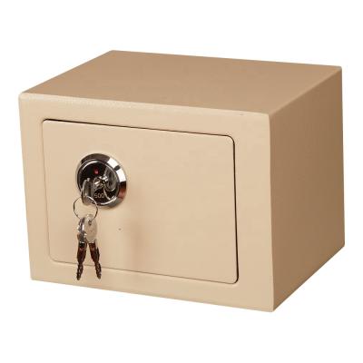 China AJF Cold Rolled Safe Box Digital Lock Hotel Home Electronic Cash Money Steel Key Safe Safe Box for sale