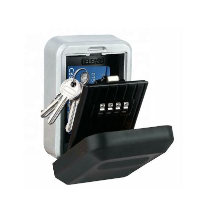 China AJF Newest Zinc Alloy 4 Digit Key Combination Boxes Wall Mounted Waterproof Safe Lock for sale