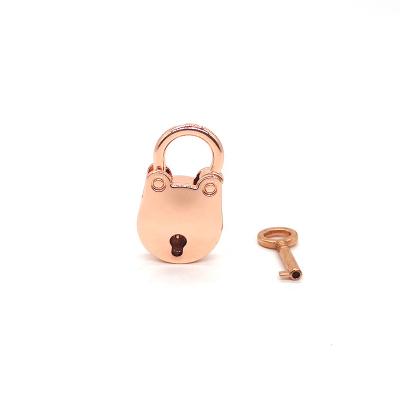 China AJF Key Lock Jewelry Gift Box Zinc Alloy Metal Round Small Bear Alloy Key Lock Diary Key Lock for sale