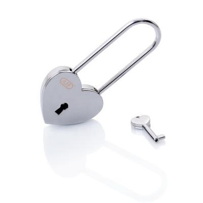 China AJF zinc alloy RoHs, EN-73 EXAM PASS high quality and hot sale colorful valentine's gift long hook heart shape love lock for sale