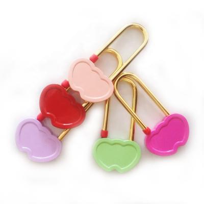 China Used as popular colorful gift gold leg heart love lock wedding love lock AJF newcomer for sale