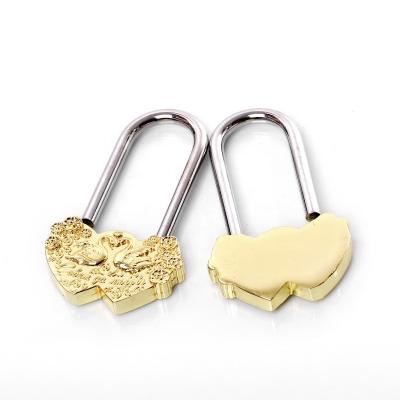 China AJF Zinc Alloy Wedding or Valentine's Day Love Heart Russian Padlock » for sale