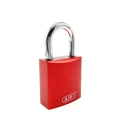 China AJF Padlock Double Key Aluminum Love Security 73x38x19mm Outdoor Alum-Oxidized NC Alum-Oxidized NC; ZHE for sale