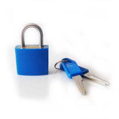 China For Luggage And Bags AJF New Style Hot Sale Mini Skyblue Luggage Diary Padlock for sale