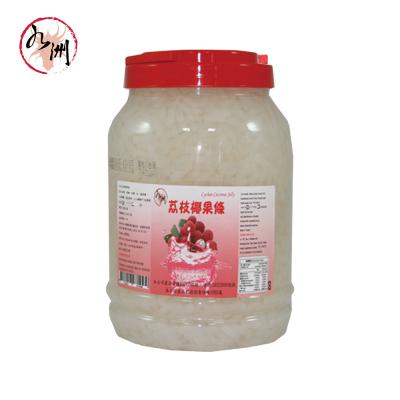 China Taiwan Natural Bubble Tea Supplier - Lychee Apple Coconut Jelly Topping for sale