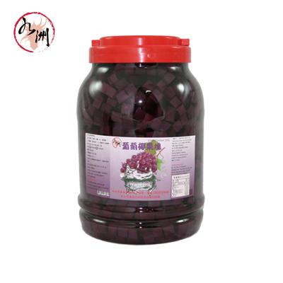 China Natural Bubble Tea Supplier from Taiwan - Grape Coconut Jelly Topping for sale