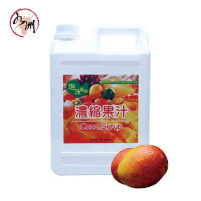 China Taiwan Bubble Tea Supplier Natural Mango Concentrated Syrup for sale