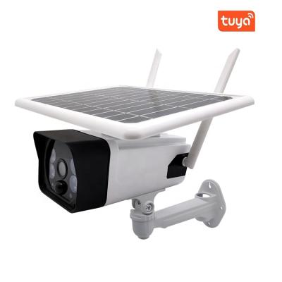 China Sinovision 2021 TUYA NIGHT VISION Bullet Camera HD 1080P PIR Battery Outdoor Waterproof Security Solar Wifi CCTV IP Camera for sale