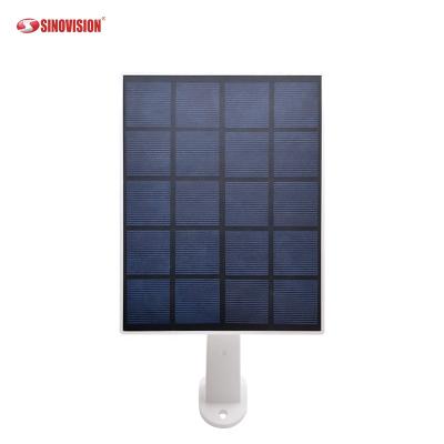 China Solar Power System Solar Panel 5V 4W Micro USB Sinovision Continuously Output Power 10ft/3m Cable Outdoor Security Camera Waterproof Solar Panel for sale