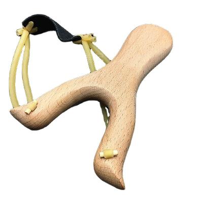 China Hunting Comfortable Slingshot Catapult Rubber Band Beech Wooden Material Handle Luxury Modern For Hunting for sale