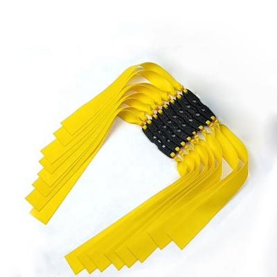 China High elasticity and durability chasing slingshot outdoor rubber thickening powerful flat high elastic band sling shot props for sale