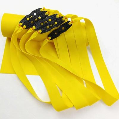 China High elasticity and longevity slingshot hunting powerful flat elastic band outdoor 0.4-0.75 mm high elasticity catapult shooting props for sale