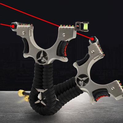 China New Outdoor Resin Slingshot Quick Compression Rubber Band Flat Clip Slingshot Hunting for sale