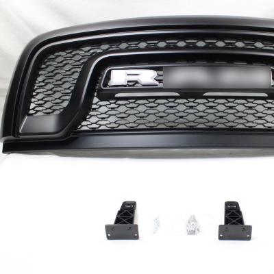 China 2019 Protection Booster Grill ABS Front Grill For Ram Rebel Front Bumper Grill For Trucks Matte Black Gray for sale