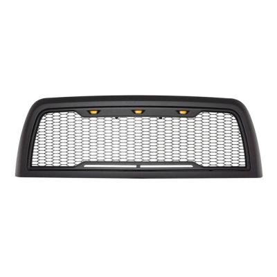 China Factory-Direct Aftermarket High Performance Auto Accessories Paint Grills With LED ABS Matte Black Front Grill For Ram 2500/3500 2013-2018 for sale