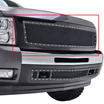 China Factory-Direct Wholesale Parts Stainless Steel Grill Front Black Wire Mesh Packaged Offroad Grill For Silverado 1500 2007-2013 for sale