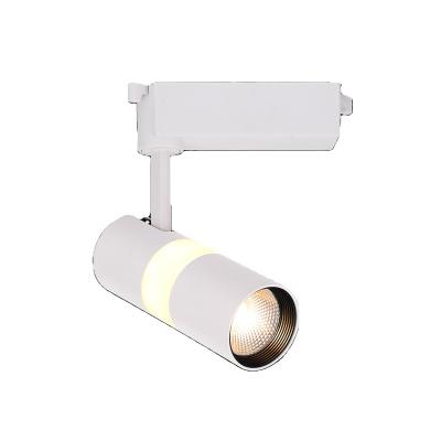 China 2-4wire New Design 12W+5W Modern Aluminum Spot Light LED Decoration Track Lighting With Acrylic Ring for sale