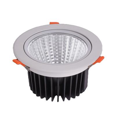 China Modern Good Quality Aluminum Material LED 30W COB Ceiling Light Recessed Led Spotlight for sale