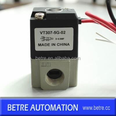 China SMC Type 3 Left Solenoid Valve VT307 VT307 for sale