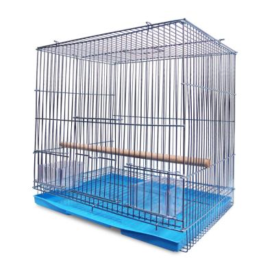 China Breathable Luxury Plating Canary Yellow Bird Cage Parrot Breeding Line Large Stainless Steel Bird Cage Customizable Colors Cage For Bird for sale