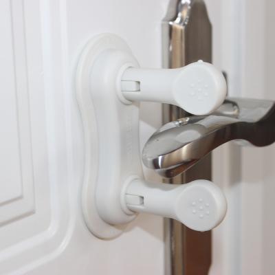 China Anti-theft door lever knob door handle lock prevent toddlers from opening door knob child safety lock door handle safty lock for kids for sale