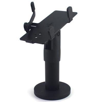 China Universal 360 Rotation Credit Card Terminal Holder in POS Systems Metal Holder Black Plastic Base for verifone for sale