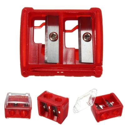 China Freeuni Hot Selling Double Holes Cosmetic Sharpener Useful Pencil Sharpener For Pencil for sale