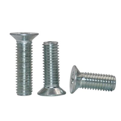 China Round Custom Shaped High Strength Plated Countersunk Head Phillips Screw Flat Head Furniture Screw for sale