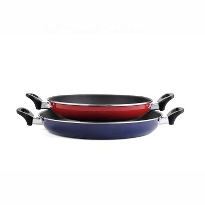 China Carbon Steel Paella Pan Sustainable Non Stick Liner With Bakelite Handle for sale