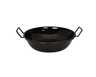 China Viable THE FACTORY of Flat Bottom Enameled Paella Pan for sale