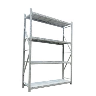 China Corrosion Protection Good Supplier Retail Rack Storage Light Duty Shelving Steel Shelves for sale