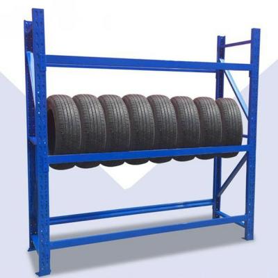 China Strong Corrosion Protection Shelf Adjustable Electrostatic Paint Storage Rack For Auto Parts Tires CE ISO9001 Customized Multilevel 200-500kg for sale