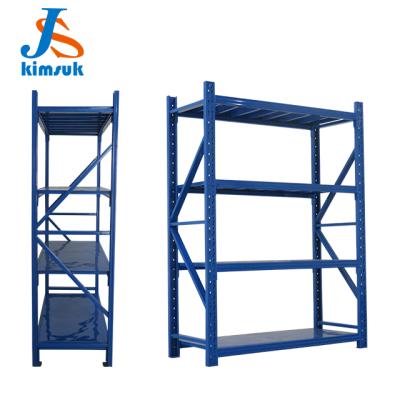 China Corrosion Protection Steel Structure 200kg~100kg Industrial Shelving Storage Warehouse Stacking Rack for sale