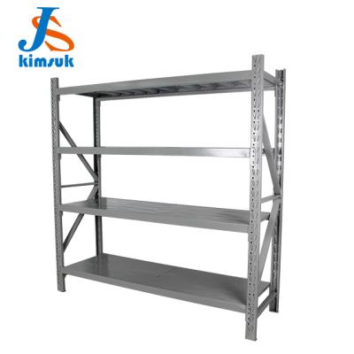 China Corrosion Protection Factory Price Five Colors Stand Up Storage Racking Shelves Warehouse Shelves Rack Resistant for sale