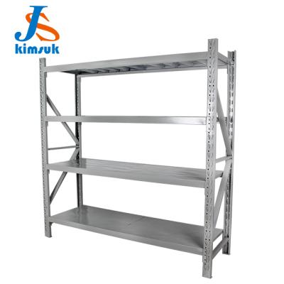 China Heavy Duty Corrosion Protection Metal Workshop Storage Racks Steel Warehouse Shelves for sale