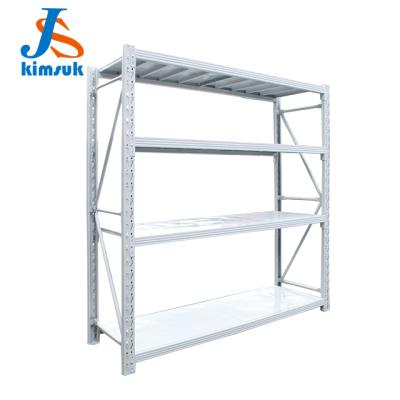 China Q235 Corrosion Protection Steel Medium Duty Warehouse Racking Adjustable Warehouse Rack for sale