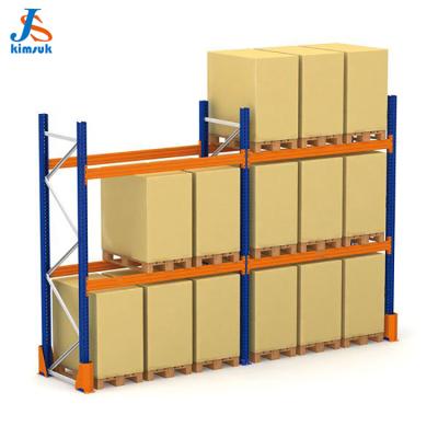 China Industry / Selective Adjustable Stackable Steel Pallet Heavy Duty Warehouse Storage Rack Shelves Supermarket / Warehouse Storage for sale