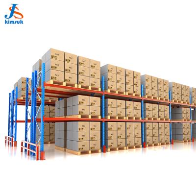 China Corrosion Protection Kimsuk Manufacturer Creative Multifunction Units Warehouse Heavy Duty Shelving Shelving for sale