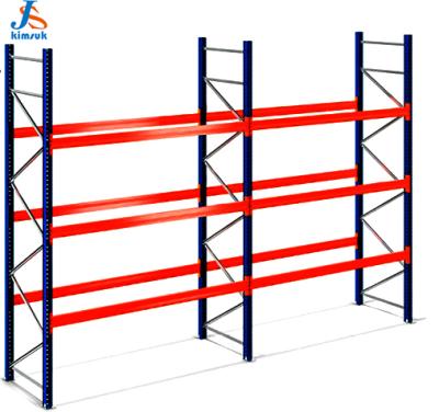 China Corrosion Protection 1000-3000kg Per Layer Capacity Warehouse Power Pallet Rack Heavy Duty Racking for sale