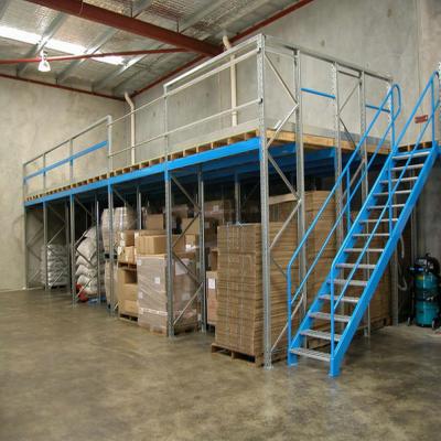 China Fashionable And Generous Stretching Floor Mezzanine Corrosion Protection System For Kimsuk Warehouse Storage for sale