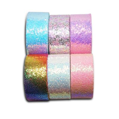 China New Design Sustainable Grosgrain Ribbon Glitter 3