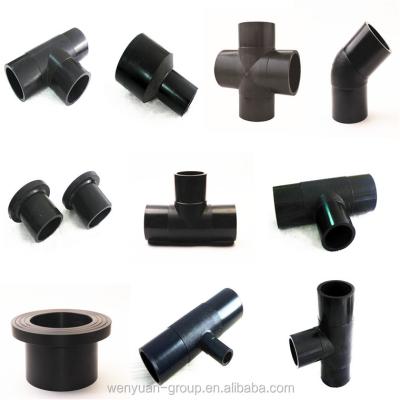 China Butt Fusion PE100 Black Water Supply Pipe Fittings In Cambodia for sale