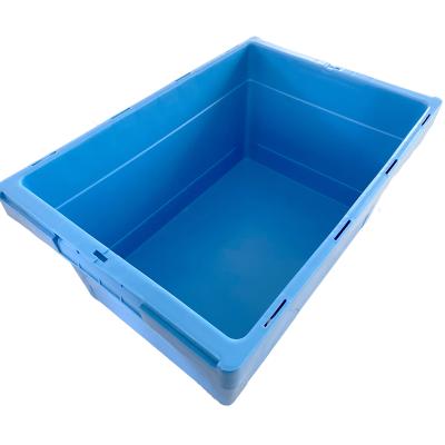 China Solid Plastic Box PP Nesting Crate Turnover Box For Vegetable And Fruit for sale