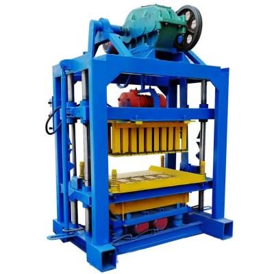 China Buliding Construction QTJ4-40 Concrete Cement Paving Hollow Block Brick Making Machinery for sale