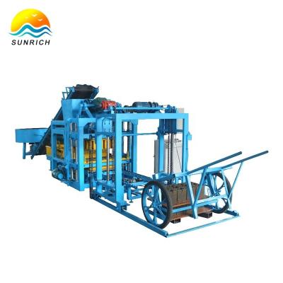 China Buliding Construction QTJ4-25D Automatic Concrete Block Making Machinery In Philippines for sale