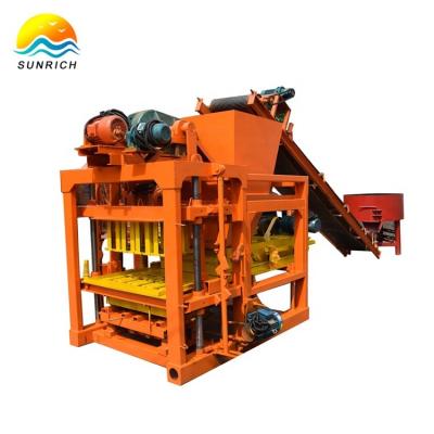 China Buliding Construction QTJ4-28 Automatic Concrete Brick Block Making Machine For Sale In Zimbabwe for sale