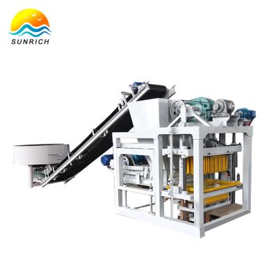 China Buliding Construction QTJ4-28 Automatic Hollow Concrete Block Making Machine Paving Cement Brick Machine for sale