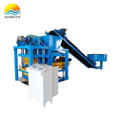 China Automatic Buliding Construction QTJ4-28 Fly Ash Cement Concrete Hollow Brick Block Making Machine for sale