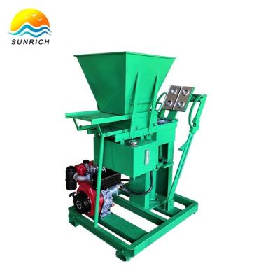 China ECO2-25 Construction Automatic Interlocking Clay Soil Brick Making Machine Price from Buliding for sale