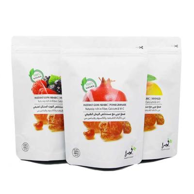 China Plant and Plastic Cashew Food Moisture Proof Pouch Printing Stand Pouch Dried Fruit Package Resealable Bag for Nuts and Dried Mangoes for sale